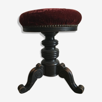 Tabouret de piano du XIXème