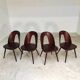 Lot de 4 chaises tout bois par Antonin Suman pour Tatra Nabytok