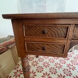 Desk with turned legs