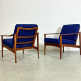 Fauteuils en teck danois par Ib Kofod- Larsen années 1960