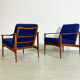 Danish teak armchairs by Ib Kofod- Larsen 1960s