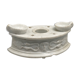 Inkwell late eighteenth early nineteenth white porcelain antique decoration