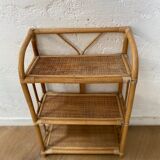 Rattan shelf