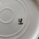 6 Assiettes vintages en porcelaine blanche de Limoge signées T.L.B, fleurs
