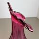 Multi-color pink floral Murano glass Sommerso vase italy, 1970s