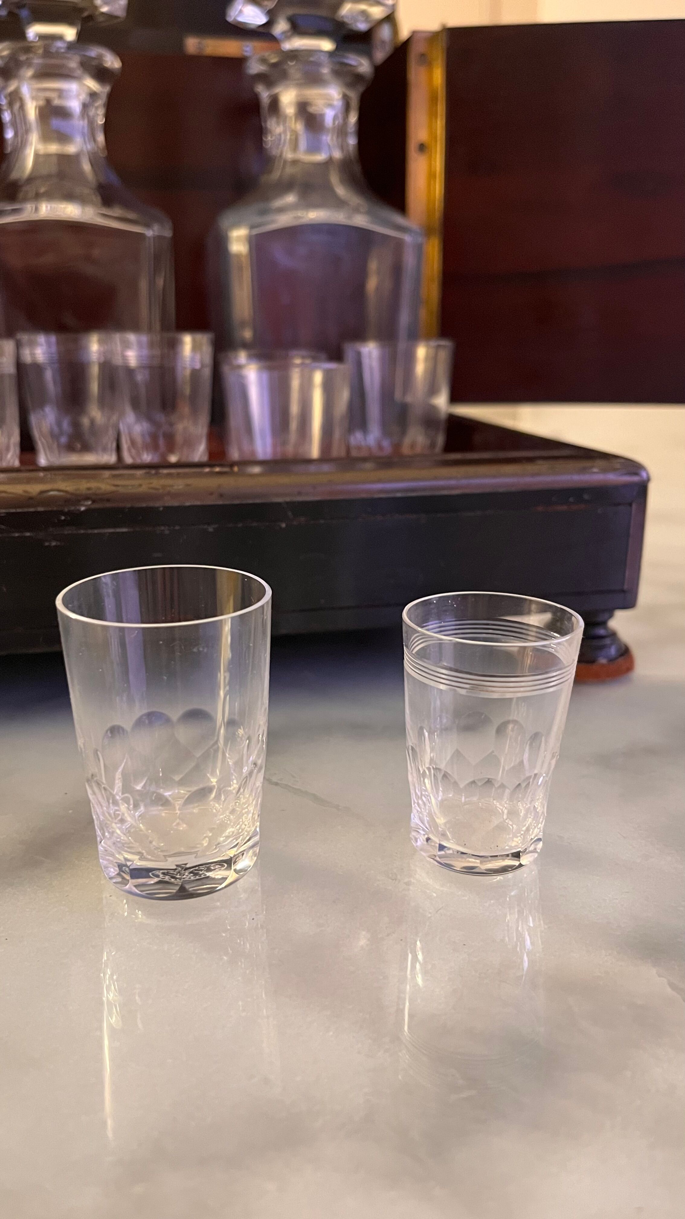 Liquor cellar Napoleon III Baccarat