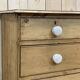 English dresser XIXth fir with its white porcelain buttons