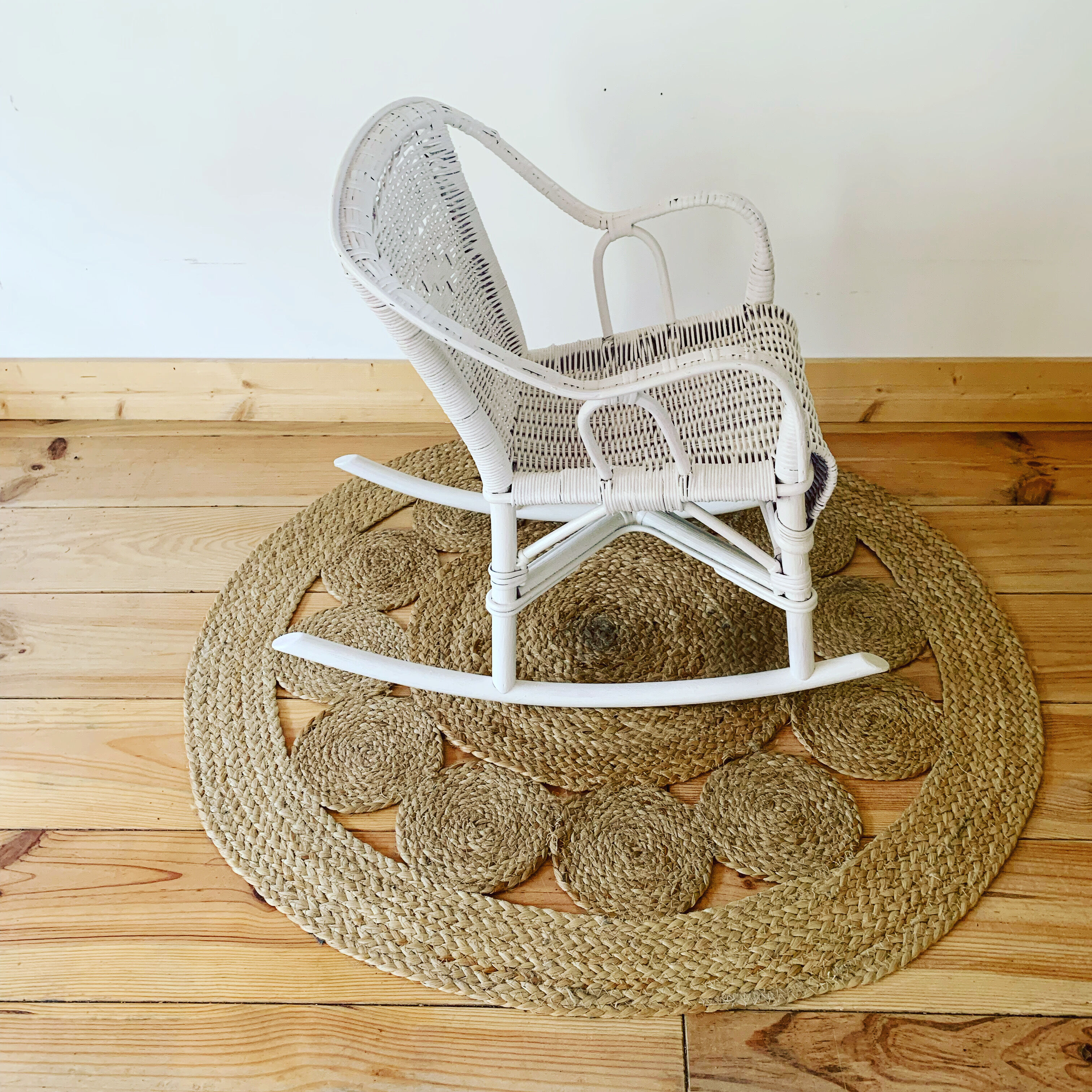 Wicker rocking chair