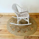 Wicker rocking chair