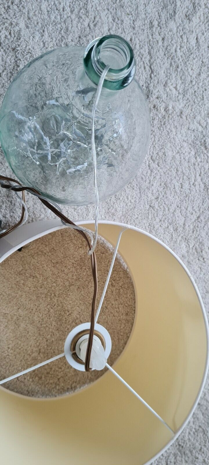 Dame-Jeanne de 5 litres transformée en lampe