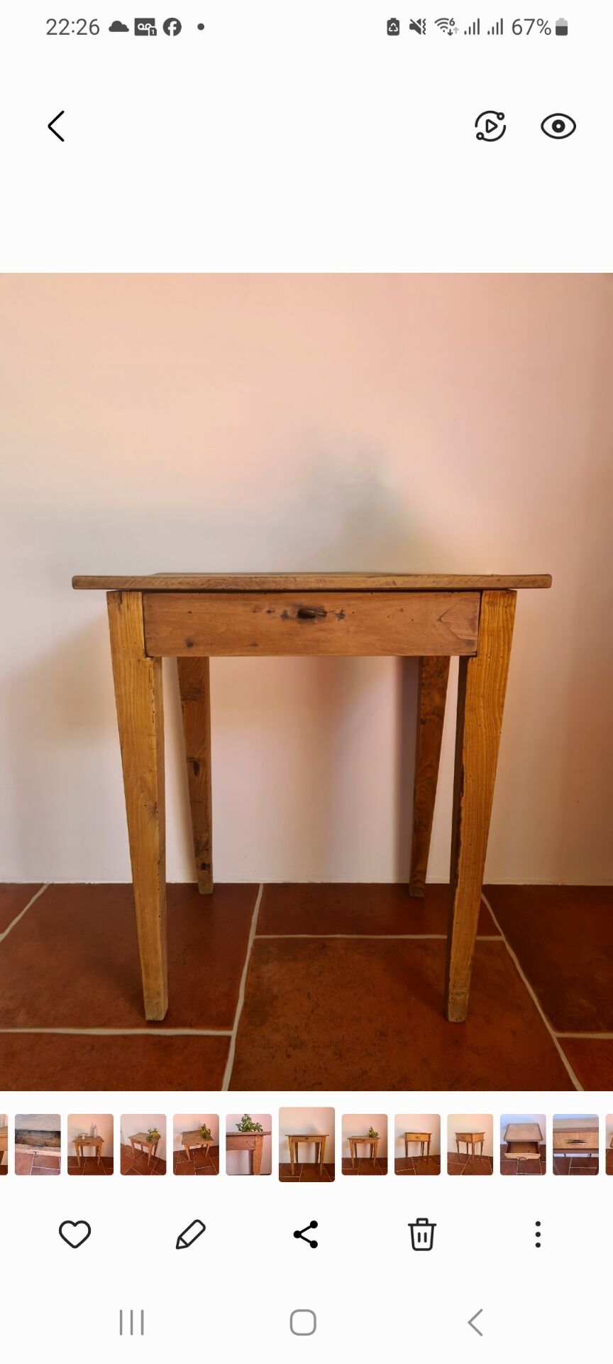 Small farmhouse table