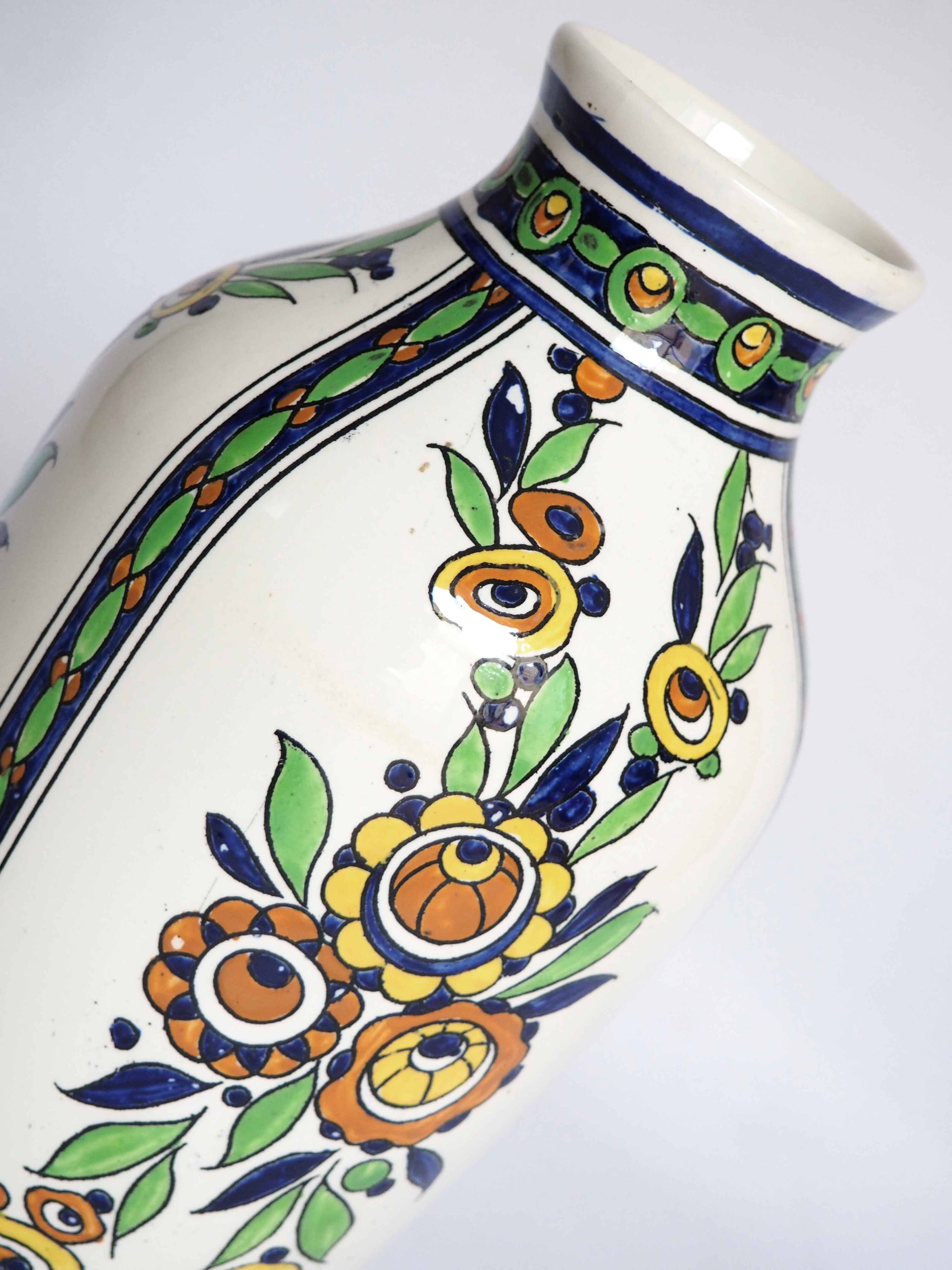 Bosh brothers art deco vase