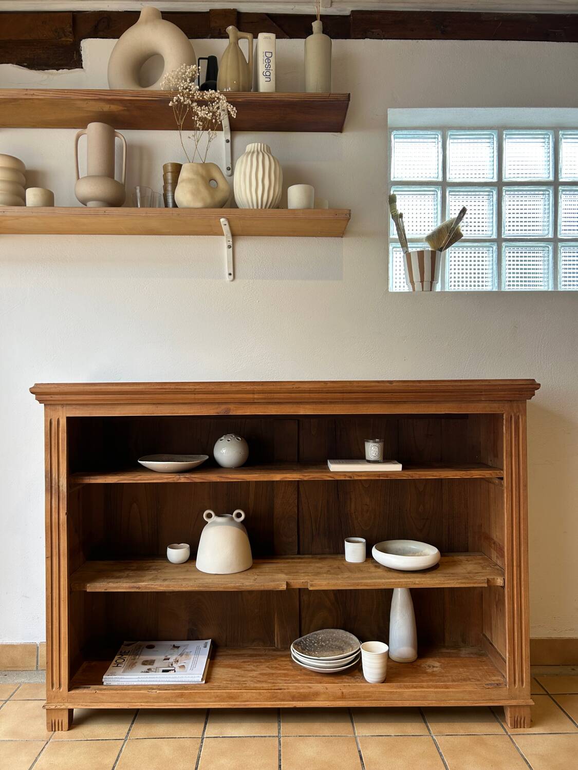 Display cabinet bookshelf