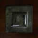 Brutalist metal patinated catchall bowl