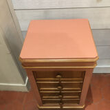 Terracotta bedside table