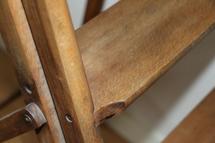 Davos solid oak library ladder