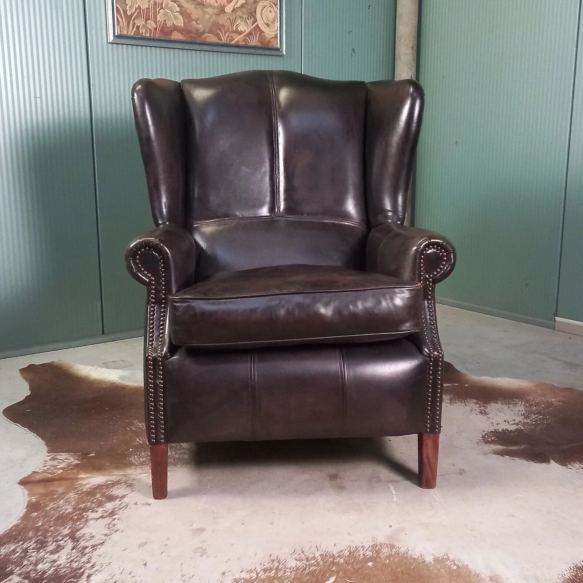 Sheepskin Bendic armchair clubchair wingbackchair