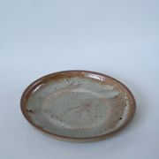 Set of 6 mix dessert plates in enamelled stoneware 1970