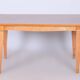 Art Deco Oak & Spruce Folding Table attributed to J. Leleu, France, 1920s
