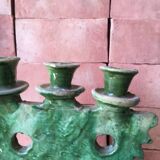 Tamegroute pottery candle holder