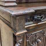 2-part Renaissance oak sideboard, 19th century work