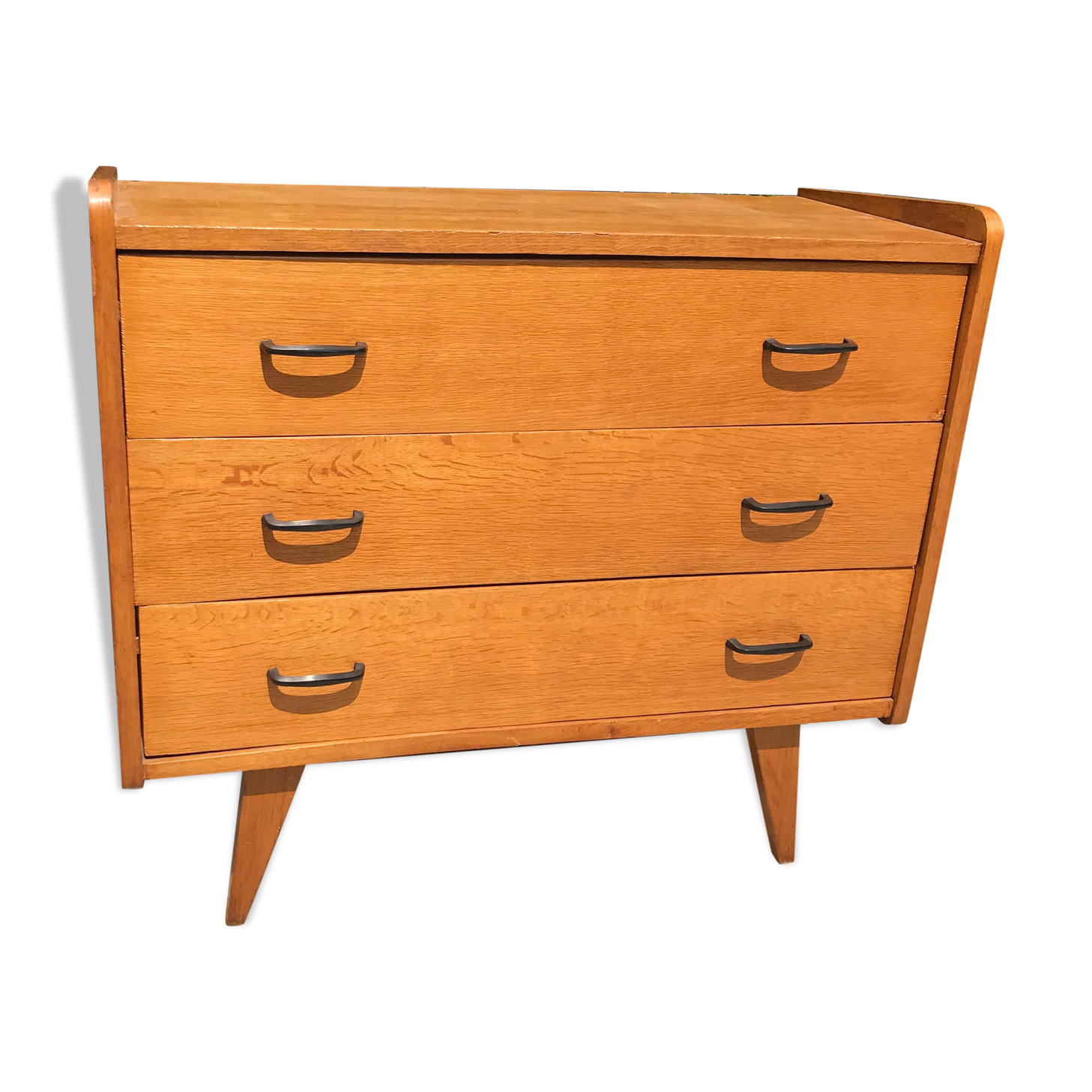 Commode vintage pieds compas
