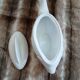 12 flat plates in earthenware/fish