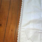 Vintage monogrammed pillowcase