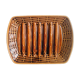 Plat à asperges barbotine Sarreguemines , 1960