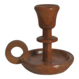 Wooden candle holder
