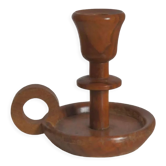 Wooden candle holder
