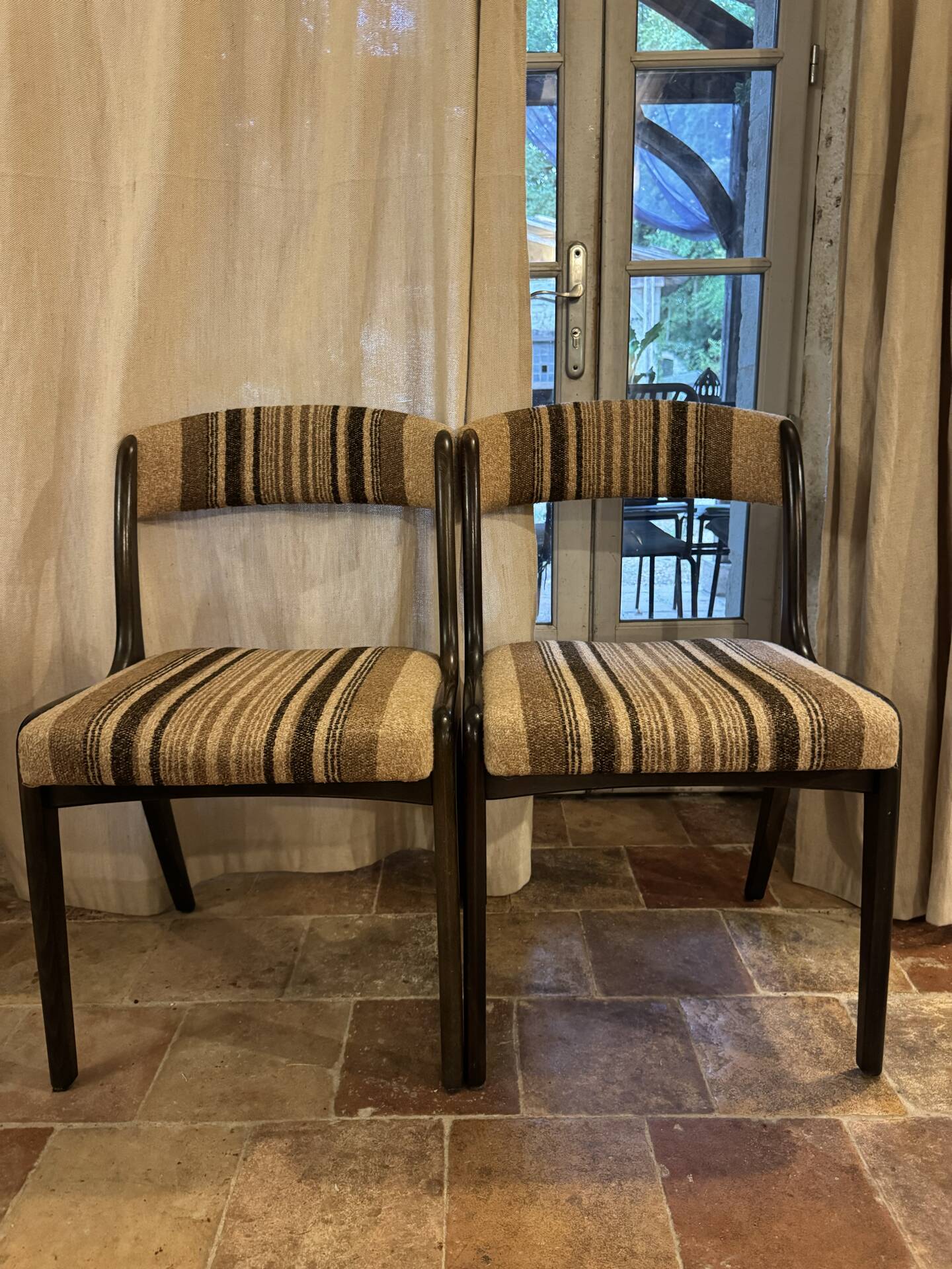 Pair of vintage Baumann Gondole chairs - Self Edition - Year