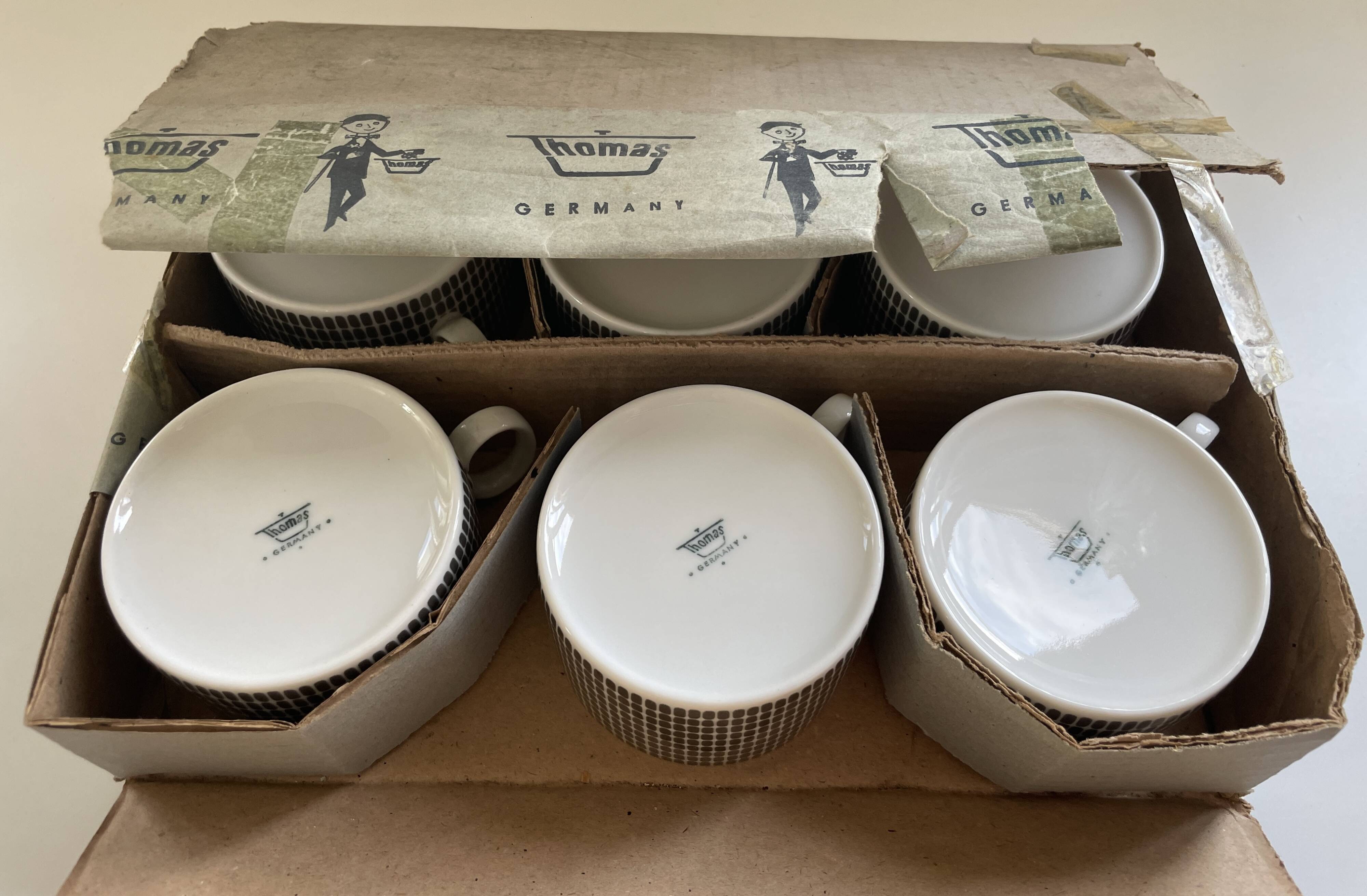 Medaillon Onyx tea set by Theo Baumann and Richard Scharrer for Thomas