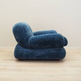 Blue armchair, Italian design, 1970s, production: Italy