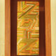 Panneau d’applique murale de style futuriste, années 1950