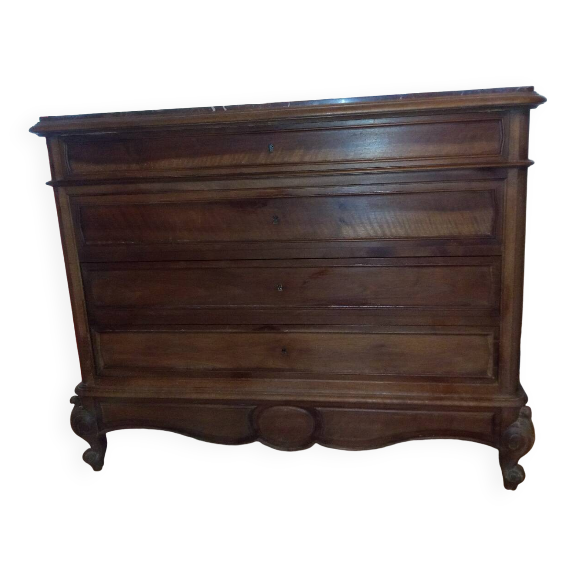 Rocaille style chest of drawers