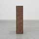 Rectangular red granite pedestal, Belgium, 20th century