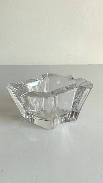 VINTAGE Free-Form Crystal ASHTRAY