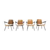 4 fauteuils des années 1950