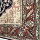 Hand made wool and silk rug-152x91cm
