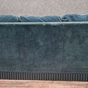 Design of the 70s by Jean Prevost exceptional velvet toad bench of genoa