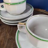 Vintage 70s Arbona Tours cups and saucers (set of 4)