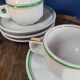 Vintage 70s Arbona Tours cups and saucers (set of 4)
