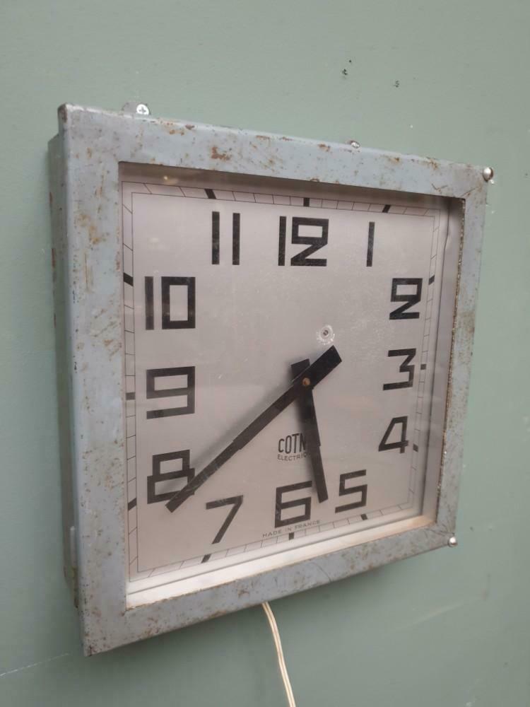 Horloge murale industrielle vintage Cotna Versailles