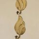 Pair of Swedish Mid-Century Brass Wall Sconces