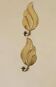 Pair of Swedish Mid-Century Brass Wall Sconces