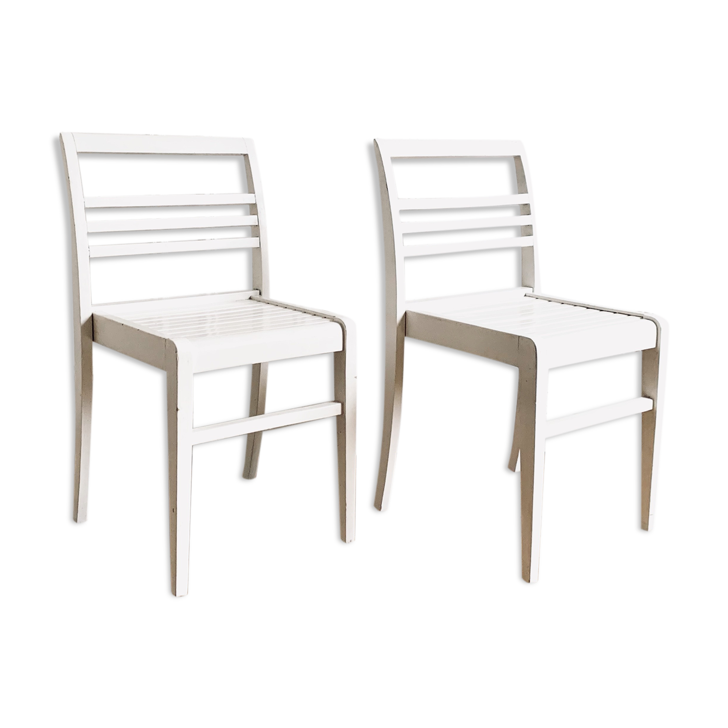 Paire de chaises par René Gabriel
