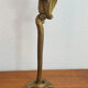 Lampe cobra en bronze 