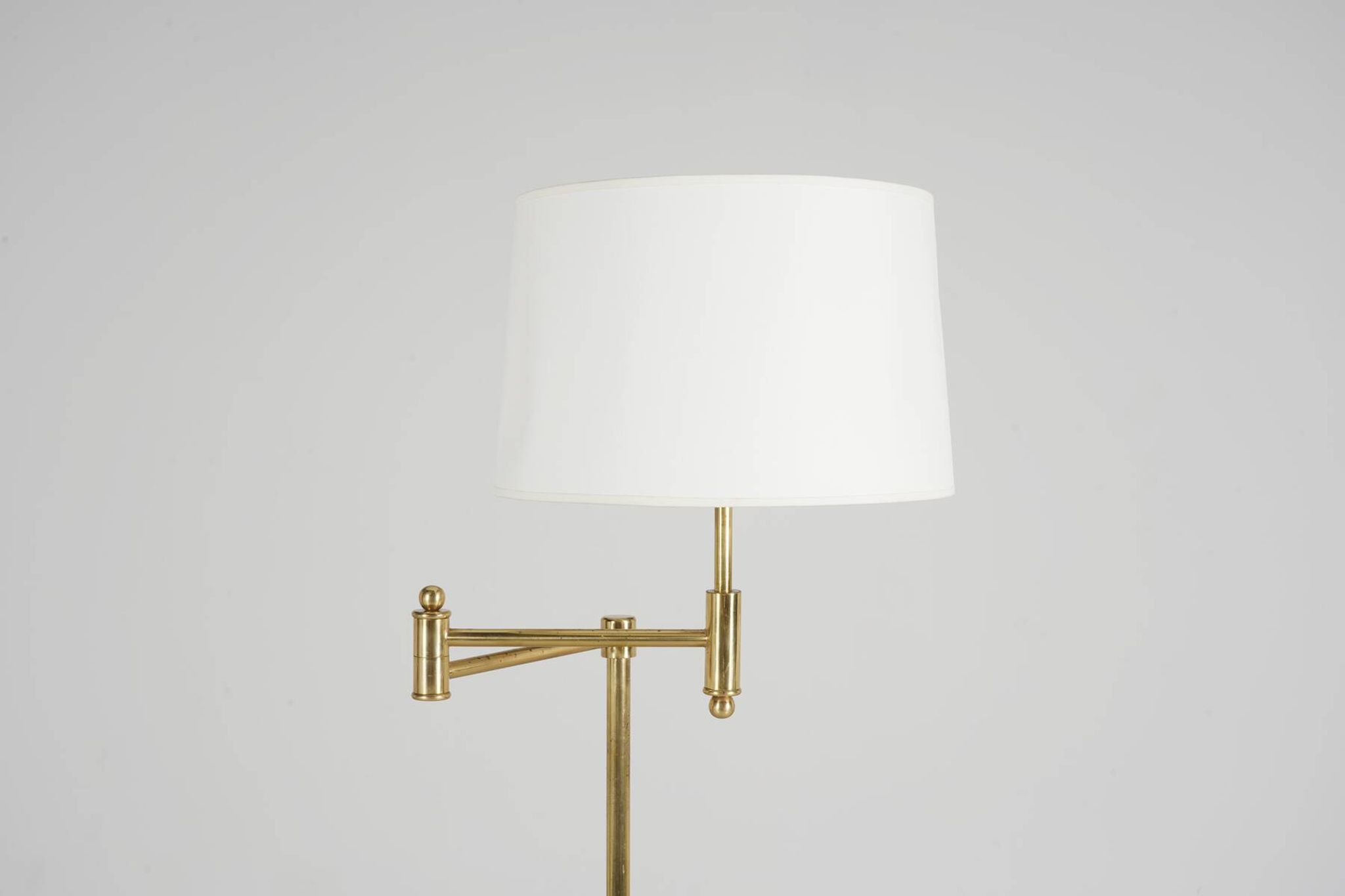 Brass reading lamp circa 1980