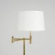 Brass reading lamp circa 1980